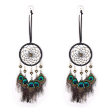 2X Dream Catcher Car Pingente Sinos de Vento DecoraçãO de Penas DecoraçãO de Casa e Adorno de Parede