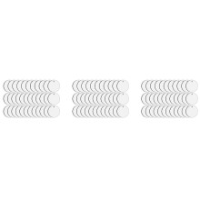 105 Pieces Sublimation Ornament Blanks, Round Blank Sublimation Ornaments Sublimation for Christmas Tree, DIY Handmade