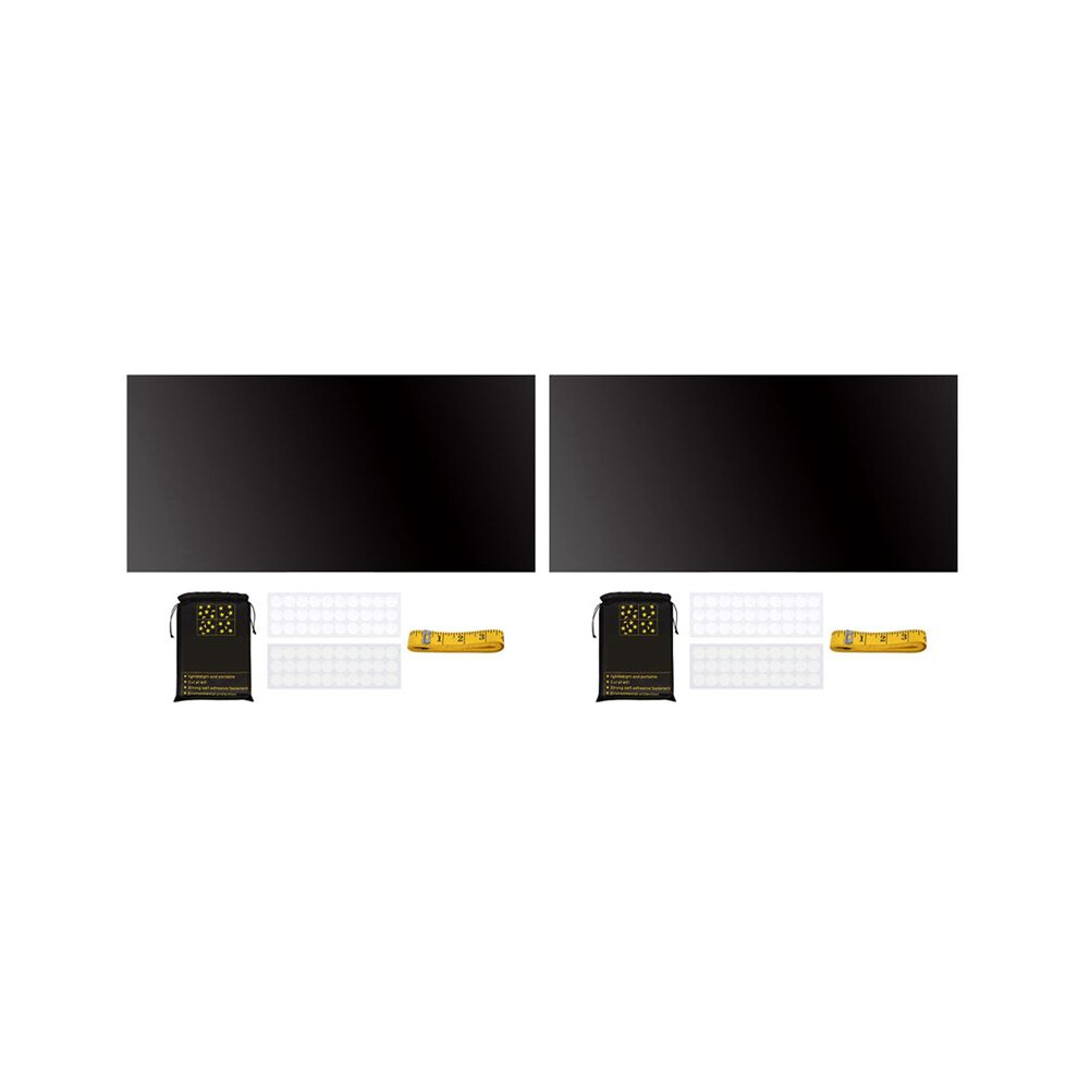 2X Portable Blackout Shades Travel Window Blackout Curtains Temporary Blackout Blinds for Baby Bedroom/Dorm/Office,200cm