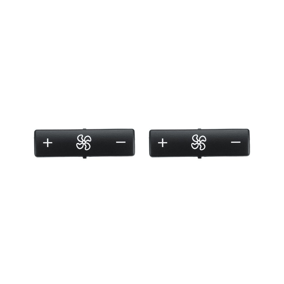 2X Car Climate Control Panel Button Key Caps Air Control Fan Speed Heater For - 5 Series E39 X5 E53 M5 6032879131213