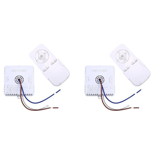 2X Bedroom Ceiling Fan Light Remote Control 100W Receive Controller Driver Fan Light Accessories 30-50W X 2