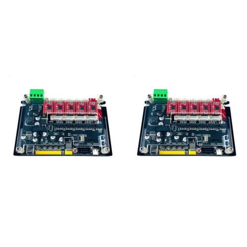 2X Offline Controller 32-Bit 4 Axis Control Board, GRBL Control, Optical Coupling,with 300W/500W Spindle B
