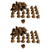 100 Piezas  Cascabeles, Cascabeles NavideñOs, para Elaborar Coronas, Cascabeles Artesanales, Cascabeles de DecoracióN para el Hogar de Vacaciones