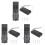 3X Ceiling Fan Remote Control Kit with 6 Speed Settings, Replacement Ceiling Fan Remote, Dimming Controls, 110-265V 1