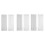 6X Window White Sheer Curtains 84 Inches Long 2 Panels Sheer White Curtains Clear Curtains Basic Rod Pocket Panel 1