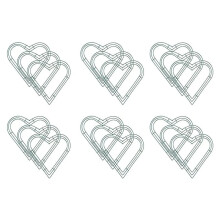 Confezione da 18 Ghirlande In Metallo A Forma di Cuore da 12 Pollici con Cornice A Forma di Cuore per Matrimonio A Casa, Artigianato DIY di