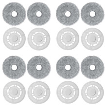 8X Mop Cloths with Mop Plates for L10 Ultra / L10S Pro / L10S Ultra / L10S Pro Ultra / L10 Prime Mop