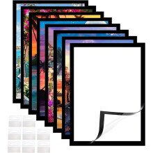 Diamond Art Frame 12x16 Inch - 8 Pack- 30x40 cm Painting Suitable for 10x14inch Picture, Diamond Frames Magnetic Self