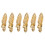 Screw Mount Curtain Tassel Tie Back Tieback Wall Hooks 6PCS Gold Tone 1