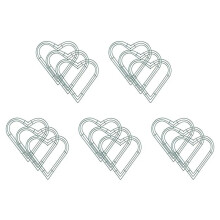 Confezione da 15 Ghirlande In Metallo A Forma di Cuore da 12 Pollici con Cornice A Forma di Cuore per Matrimonio A Casa, Artigianato DIY di