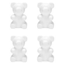 DIY Party Decorations 4 Pcs Foam Modelling Polystyrene Foam Polystyrene Christmas Xmas Decorations Tree Ornaments Bear 1