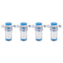 4X Haushalt Zur Verunreinigung Rost Sediment Waschmaschine Warmwasserbereiter Dusche Dusche Wasserfilter Vorne Leitungswasserfilter