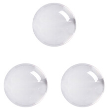 3X Transparente Farbe Glas Kristall Kugel Heil Kugel Fotografie Requisiten Dekor 30mm
