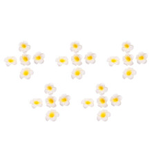 500PZ Schiuma Bianca Frangipani Hawaiano Plumeria Artificiale Petali di Fiori Cap Capelli Cappello Corona Decorazione di Nozze DIY 5 cm