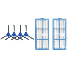 4 Pcs for 850T Vacuum Cleaner Side Brush & 2 Pcs for 850T Vacuum Cleaner HEPA Filter-3
