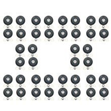 40Pack W10314173 Dryer Drum Roller Replacement for Dryer Compatible with WPW10314173 Roller Drum Support Kit Dryer Parts