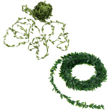 2Pcs Artificial Garland Plants Vine Fake Foliage Flowers Creeper Green Ivy Wedding Wreath Accessories - 7.5M & 20M