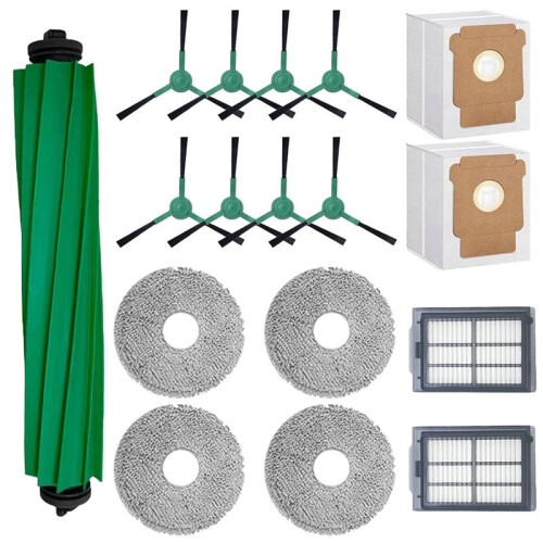 Vacuum Replacement Part for    405 Combo/505 Combo Robot Vacuum Main Side Brush Mop Filter Dust Bag