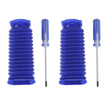2X pour V6 V7 V8 V10 V11 Rouleau D'Aspiration de Rouleau de Velours Doux Remplacement de Tuyau Bleu pour Accessoires D'Aspirateur de Nettoyage Ă