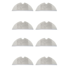 8Pcs Mop Cloth for  Mijia 1C Robot Vacuum Mop , Robotic Vacuum Cleaner Accessories Replacements