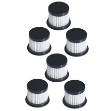 For   Vacuum Cleaner CM810 CM300S/400/500/800/900 HEPA Filter Dust Mite Replacement Accessories Parts 6Pcs
