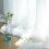108 Polegadas de Comprimento 6 Painéis Cortinas Brancas Transparentes Cortinas Transparentes Painel de Bolso 4