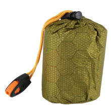 3X Emergency Sleeping Bag Bivy Sack with Whistle Outdoor Survival Sleeping Bag Thermal Blanket for Camping Backpacking