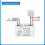 5X Tuya  Zigbee  with Temperature Sensor Passive Dry Contact Zigbee Relay Work with Home Assistant AC 85-250V 7