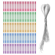 200Pcs DIY Wind Chim Hollow Wind Spinners Tube Wind Chime for DIY Aluminum Metal Tube Vocalize