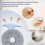 9 Pcs for  M9 Sweeping Machine Accessories Main Side Brush Mop Filter Dust Bags 6