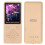 Lecteur MP3/MP4 doré 128 Go 1,8 pouces Bluetooth 5.0 8