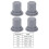 50PCS Silicone Hex Screw Protective Caps M16 40mm Waterproof Dustproof 2