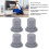 50PCS Silicone Hex Screw Protective Caps M16 40mm Waterproof Dustproof 4