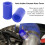 10er Set Silikonschlauchkappen 12mm Blau 19