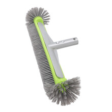 Pool Cleaning Brush Head Plastic Nylon Bristles 45x18cm for Pool Walls