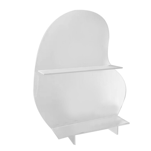 Acrylic Cosmetic Storage Rack Black 1