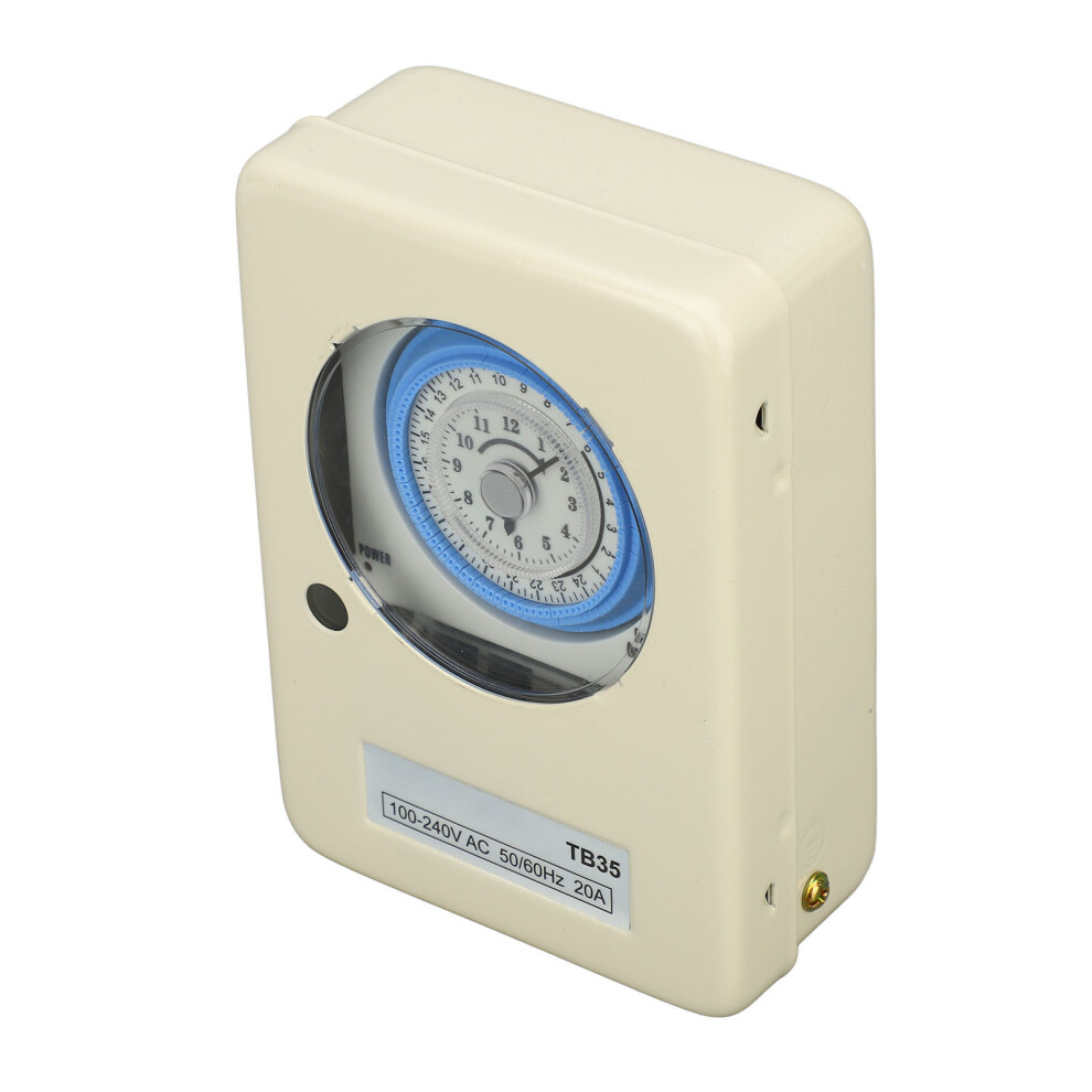 Tb35n 24H Mechanical Timer Switch 15-Minute Interval Outdoor 100-240V 4921385644985