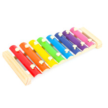 8-Key Wooden Hand Knock Piano for Kids, Educational Musical Toy