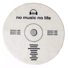 Retro CD koupelnová předložka 60x60 cm imitace kašmíru