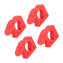 4PCS Rubber Shovel Mount Clamp, 5 Gears, 11kg, 30-40mm