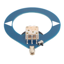 4-24MHz Shortwave Radio Mast Portable Donut SW Loop for Malachite Receiver Blue