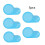 5Pcs LCD Display Waterproof Dashboard Scratch Protector Cover for  M4 Kaboo Electric Scooter 5