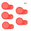 5Pcs LCD Display Waterproof Dashboard Scratch Protector Cover for  M4 Kaboo Electric Scooter Red 3