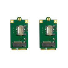 2X 4G 5G M.2 to Pcie Adapter NGFF to  Pci-E Adapter Board with SIM Card Slot for L860-GL DW5820E DW5816E EM7455