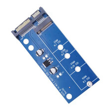 2X NGFF M.2 Adapter M2 Auf 3 Adapter M.2 Auf Adapter SSD M2 Auf Erweiterungskarte B Key Support 30/42/60/80mm Blau