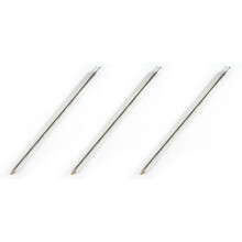 3Pcs 5.6M 201 Stainless Steel Whip Antenna Pull Rod for Radio Positive V Antenna GP Antenna DIY M10