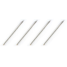 4Pcs 5.6M 201 Stainless Steel Whip Antenna Pull Rod for Radio Positive V Antenna GP Antenna DIY M10