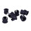 1000 Pieces Black Plastic 5mm LED Clip Holder Display Panel Mount Cases 3