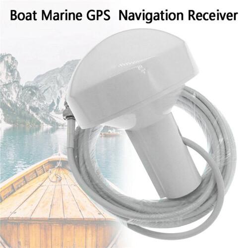 2X Ship GPS Active Marine Navigation Antenna 10M BNC Male Plug Connector 2