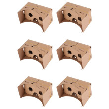 6szt. 6-Calowe DIY 3D VR Virtual Reality Okulary Hardboard na  Cardboard